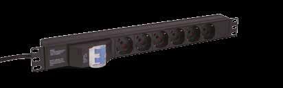 Intelligent socket strips for remote management (with IP address) and standard socket strips (with/ without on/off