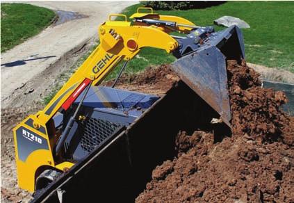LIFT ARM The robust lift-arm on the Compact Track Loaders was designed for optimal strength, visibility and capacity. Radial lift arm design has a pin height of 127.