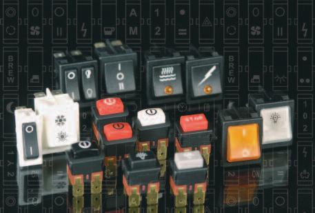 Switches Other features Technical information Markings Rockers and frames can be printed with various symbols by hot stamping. Please request our list of standard markings.