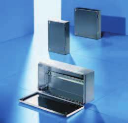 us enclosures G T 00 35 35 Enclosure:.25 mm Cover:.25 mm Hinges: Die-cast zinc G 558.XX0, G 559.XX0 400/600 20.5 i.l. 8 23 G 583.XX0, G 584.XX0, G 585.XX0 20 80 36.5 i.l. 77 Enclosure and cover: rushed, grain 240 Hinges: plated M5 x 8 200 20 2 35 IP 66 to EN 60 529/09.