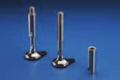 Hygienic Design Levelling feet HD.430 (AISI 304) Assembly parts and seals.