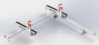 drop-down ladder rack STEP CHOOSE A MOUNTING KIT Model 0-0-0 EASIEST TO OPERATE 0% less effort to operate than competitor drop-down ladder racks, reducing strain on the operator INCREASED