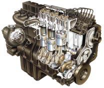 The engine power is transmitted smoothly to the final drives via a high-efficiency torque converter.