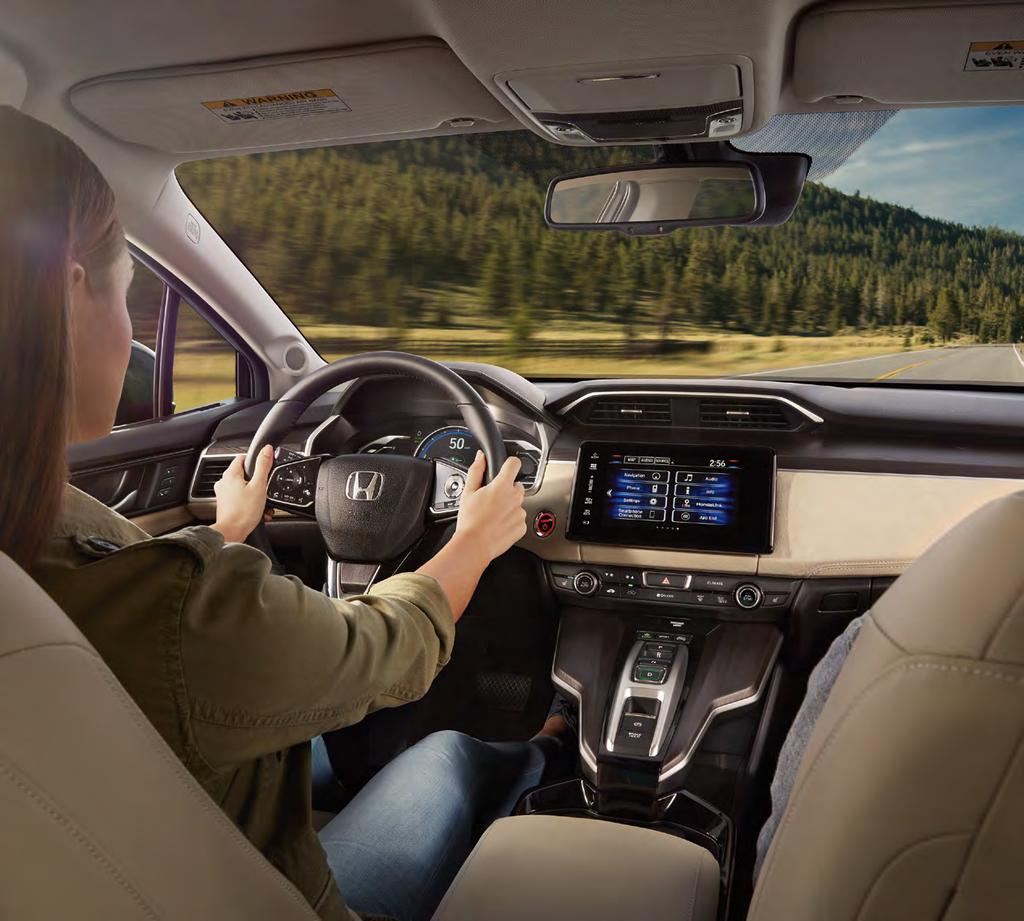 A B C Confidence on the road. The Honda Sensing Suite. Even the most attentive of drivers can miss things.