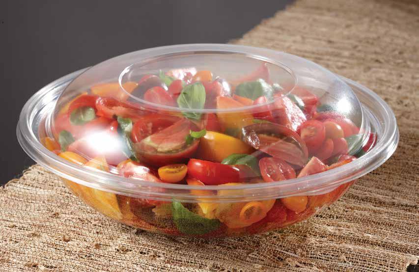 salads and ensure safe, no-spill handling, thanks to our secure, pop-tight lids and crack-resistant design.