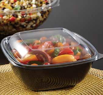 Choose from single-serve to family sized square bowls in our Cold Collection.