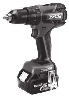 18V LXT BRUSHLESS 1/2" HAMMER DRIVER-DRILL Models LXPH05/ FEATURES & BENEFITS Efficient BL Brushless motor is electronically controlled to optimize battery energy use for up to 50% longer run time
