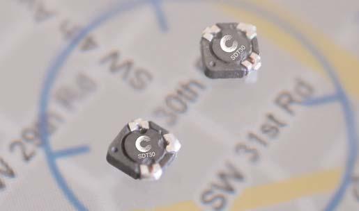 Low-Profile, Shielded Drum Core, Tapped Inductor SDT0 Series SMD Device Description Halogen Free Approved for use with Maxim MAX45 chip set 5 C maximum total temperature operation. x.