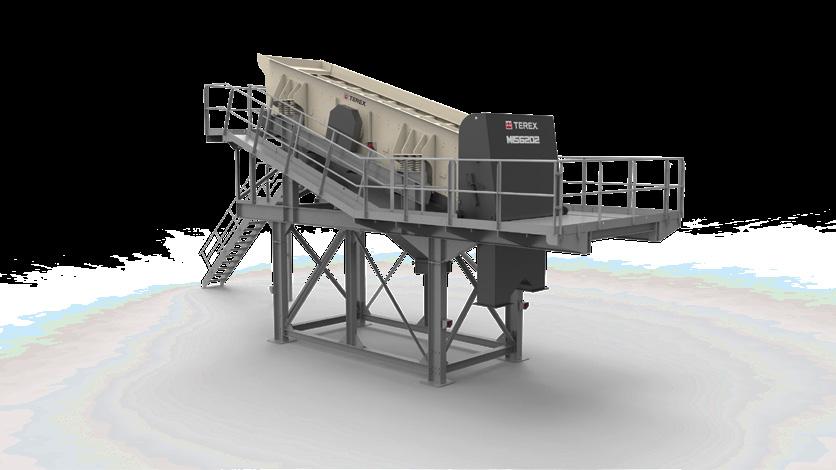 3 m), Product Conveyor and Galvanized Modular Structure, steps, and guardrails TJ3648 (914 mm x 1219 mm) Jaw Crusher, 5124 (1.3 m x 7.