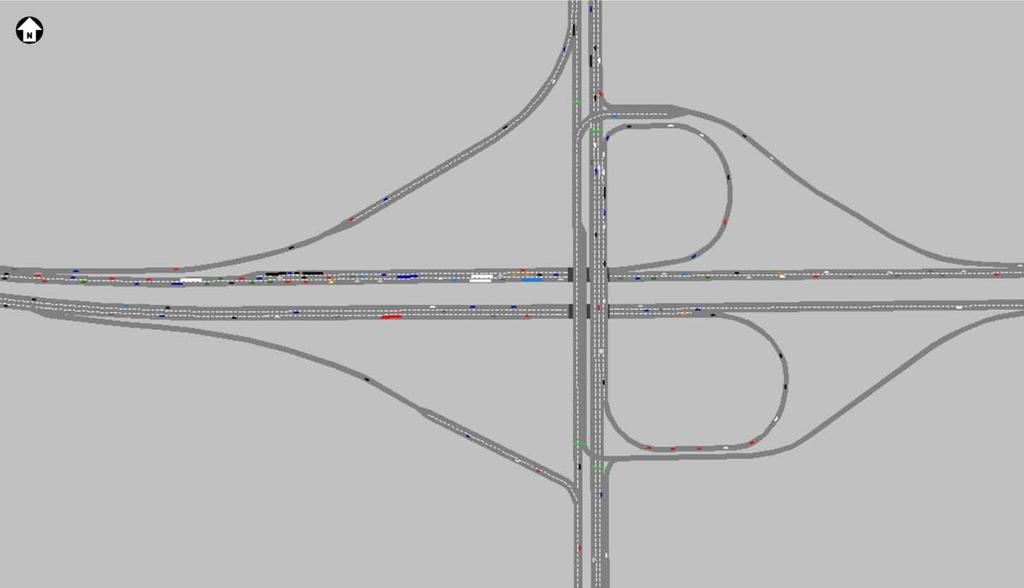 Due to traffic congestion that occurred at the I-94 & 8 th St. (TH 75) Interchange during the 2008 and 2015 scenarios, the 2025 network included a modified interchange.