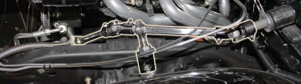 Dimple 4) Install your shaft kit and snug each set screw so that it will leave a mark in the shafts.