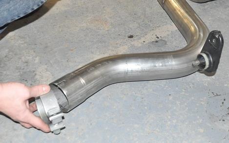 CORSA EXHAUST 3. Locate one 3 clamp.
