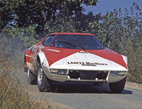 First time out in a World Championship rally, and Sandro Munari s Marlboro-liveried Stratos won