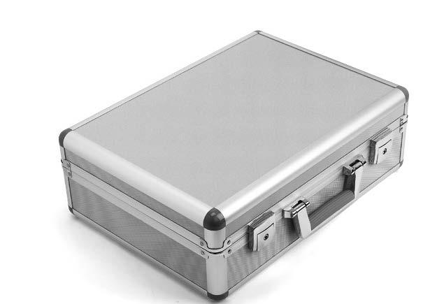 1029 Suitcase for MD11/MD30 This aluminum suitcase was lined to house the