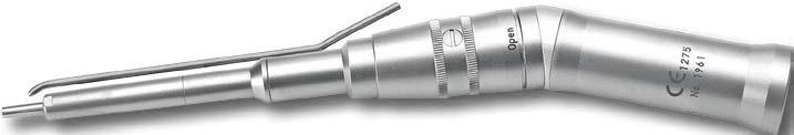 The right Handpiece for every desired instrument length. Handpieces with quick lock for instruments with a Ø of 2.35 mm and INTRA EN coupling. Ref.