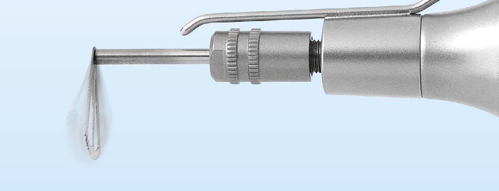 5115 5116 5114 5117 5118 5119 4 mm 6 mm 6 mm 6 mm 10 mm 12 mm The Micro Sagittal Saw has an oszillation frequence of 250