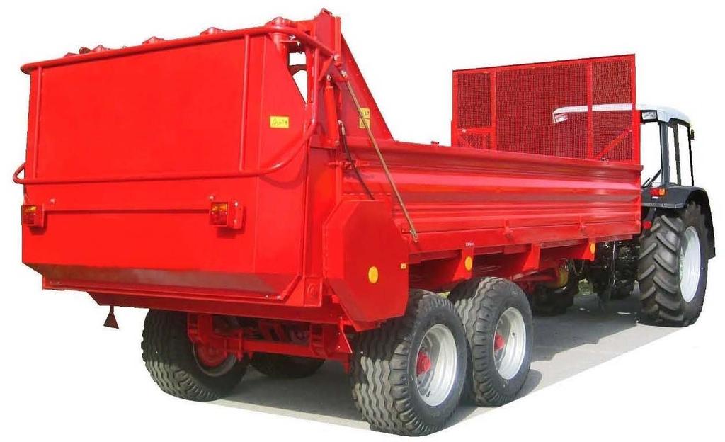 Description of Machine The Twose is a twin axle manure spreader with a 5300kg load capacity.