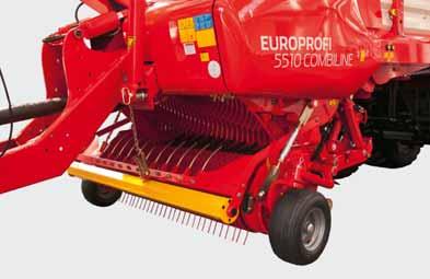 High performance pick-up with 6 rows of tines Floating pick-up for maximum intake The PÖTTINGER pick-up guarantees maximum feed rate.