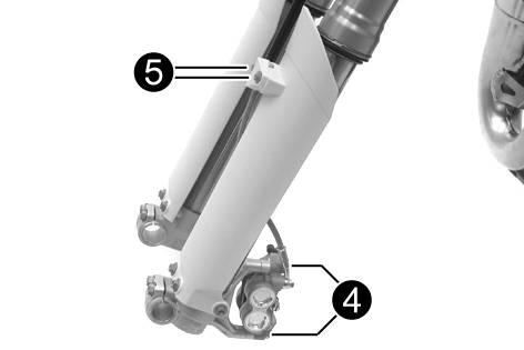 Screw, top triple clamp M8 20 Nm (14.8 lbf ft) L02333-11 L00047-11 Tighten screws. Screw, bottom triple clamp M8 15 Nm (11.