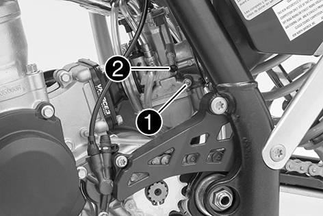 15 TUNING THE ENGINE 69 15.3 Carburetor - idle The idle setting of the carburetor has a big influence on the starting behavior, stable idling and the response to throttle opening.