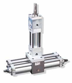 The multi-motion is ideal for part turnaround, pick and place, transfer, and orientation operations. They are available in four basic series, miniature, standard, air/oil tandem and multi-position.
