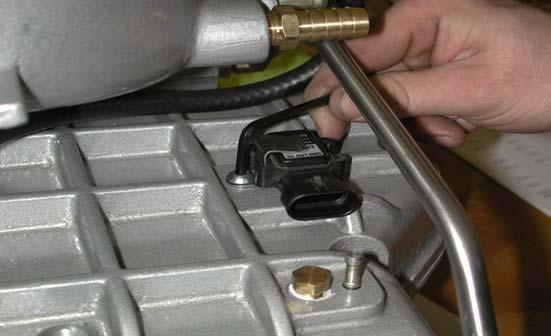Put some lubricant on the MAP sensor seal and press the MAP sensor into the provided hole in the