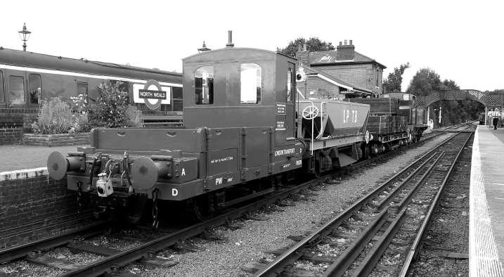 January 2014 9 Left: Schöma locomotives 3 and 12 at North Weald on Saturday 27 September, at which time just two Schöma locomotives were still providing the motive power.