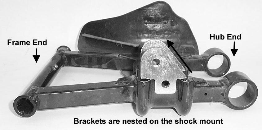 5) Locate the brackets for the side you are starting with