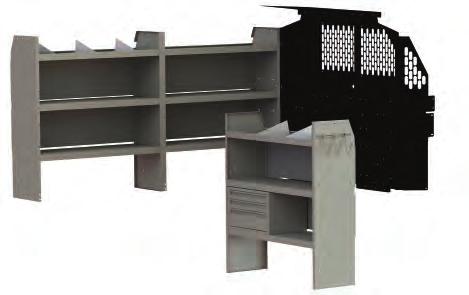 Commercial Bin Package Includes: 3 x 42 Shelf Unit 42 W x 46 H x 14 D #48420 Partition Panels & Wing Kit #40640 + 4064F or 4064C Steel 3 Drawer Cabinet 20 W x 12 H x 13.