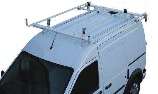 40805 Transit Connect Bows, Feet, and Aluminum Rails 40813 Transit Connect Driver Side Clamp & Lock Mechanism