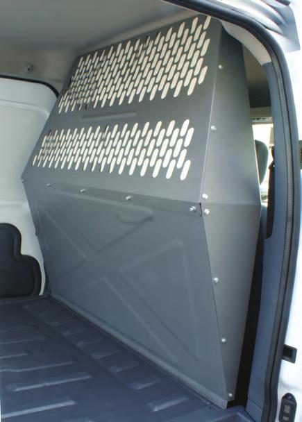 TRANSIT CONNECT INTERIOR Partition FEATURES AND BENEFITS Light weight, strong & quiet. Quick install.