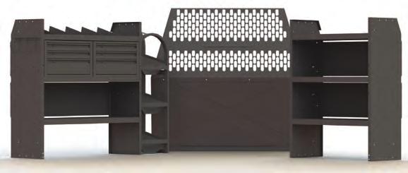 Panels & Wing Kit #4061T 2 x Steel 3 Drawer Cabinet 20 W x 12 H x 13.