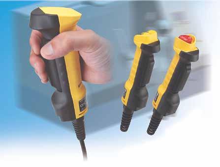 gripped Provide additional operator protection during setup, programming or servicing Available as a grip and switch assembly or just the switch for use with custom pendants TS -