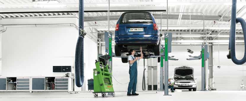 Boost for workshop business: Automotive lifts from Bosch Hardly any other equipment in the workshop is used as often as the lifts.