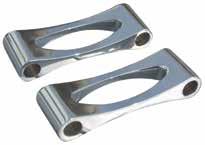 Replaces OEM 59876-00. 19-27 Bare metal fender and bracket (no chrome).