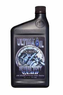 Check manufacturer s recommendation for viscosity and change interval. This Oil is recommended by Ultima for protection AFTER break in periods on all Ultima Brand Engines.