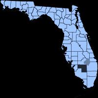 Hendry County Profile Geographic and Demographic Information As a part of Southwest Florida, Hendry County is the eighth largest county in Florida based on size, with 1,187 square miles.