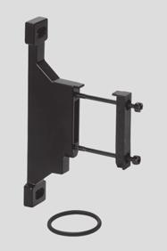 Accessories Mounting bracket MS4-WP To connect the modules for wall mounting In combination with a port plate MS-AG for mounting an individual unit on a wall In combination with mounting plate