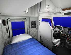 Kenworth s 52-inch sleeper is a welcome sanctuary.