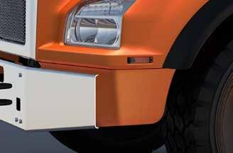 The 5-piece T880 hood offers bolt-on fenders for quick replacement to get you back on the work site.