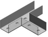 CHANNEL JOINERS & HANGERS EzyStrut channel joiners are manufactured from sheet steel to AS1365 and can be supplied in
