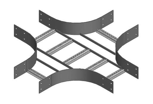 GALVANISED/STAINLESS STEEL The standard radius for each cable ladder classification is noted Nema 2, 450 radius* Nema 3, 450 radius L1 L2 R W Length does not include built in splice plates.