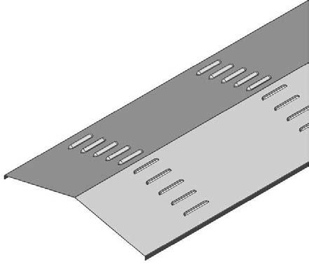 TRAY STRAIGHT COVERS EzyStrut covers are manufactured from sheet to the following AS Standards: Pre Galvanised (Galvabond) to AS1397, ISO1461 Hot Dip Galvanised to AS/NZS4680 Stainless Steel to