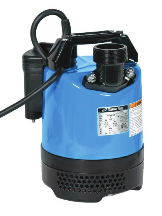 SUBMERSIBLE DEWATERING PUMP - ELECTRIC Compact Light weight No suction lift limitations Top discharge design Extended run dry capabilities Available options include: manual/ automatic controller,