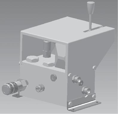 Main Components 1. Directional manual valve 2. Regulated pressure gauge 3.