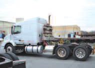 WELDING FORKLIFTS AND ROLLING STOCK TRAILERS OVERHEAD
