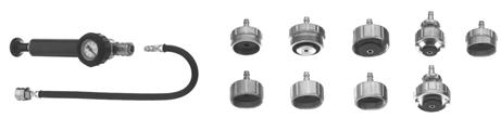 There is a wide range of adaptors for different radiators and compensating tanks. Applicable in the long run and with a high temperature while the pump and the adaptor are made of metal (brass).