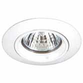 voltage ELT16CFW MR16 50W 12V White 85 x 23 ELT16CFBC MR16 50 12V B/Chrome 85 x 23 86 mm cutout, Round Adjustable - low