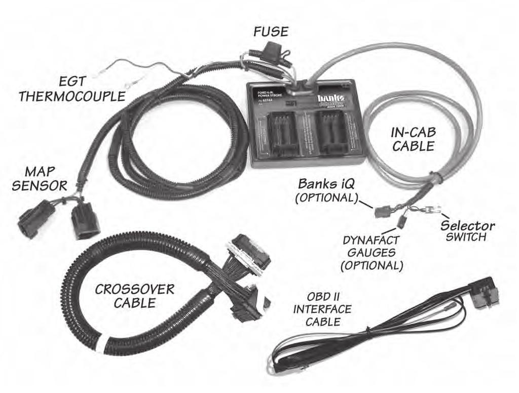 Section 4 BANkS ECONOMIND DIESEL TuNER INSTALLATION Banks EconoMind Diesel Tuner Installation 1. Make sure the previously removed driver side battery is not installed.