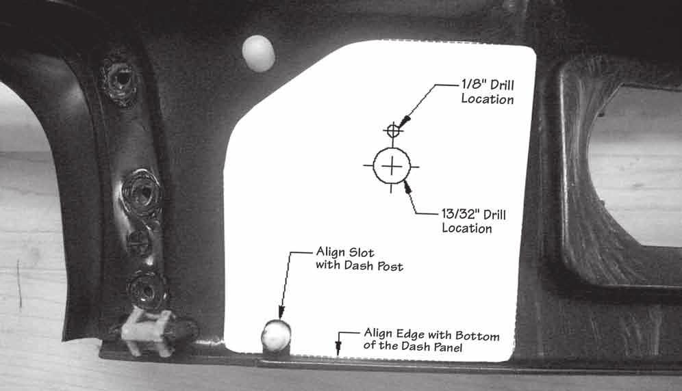 For 2005-07 model year vehicles, skip to Step 7. 1. Remove the lower driver side interior panel that allows access to the fuse box. 2. Remove the stereo using Ford stereo removal tools as shown in Figure 46.